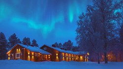 XL Finland Lapland Beana Laonia Hotel Exterior Night