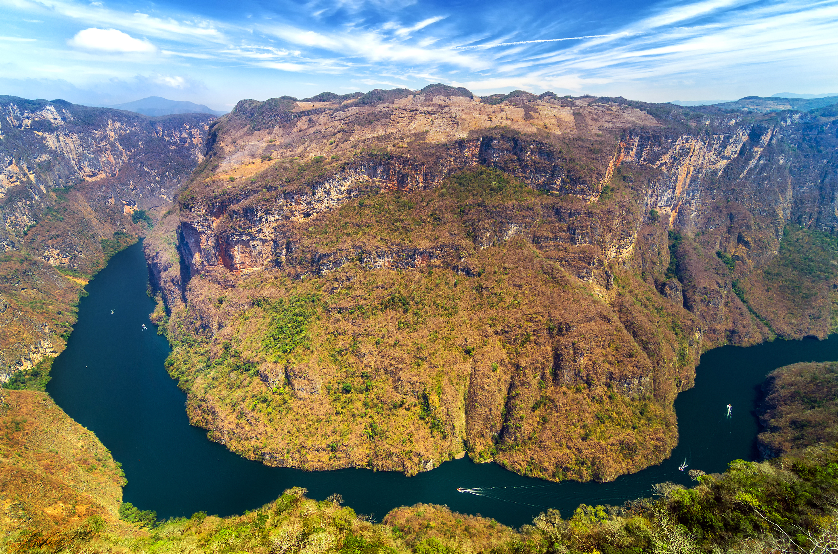 Xl Mexico Sumidero Canyon Mountains