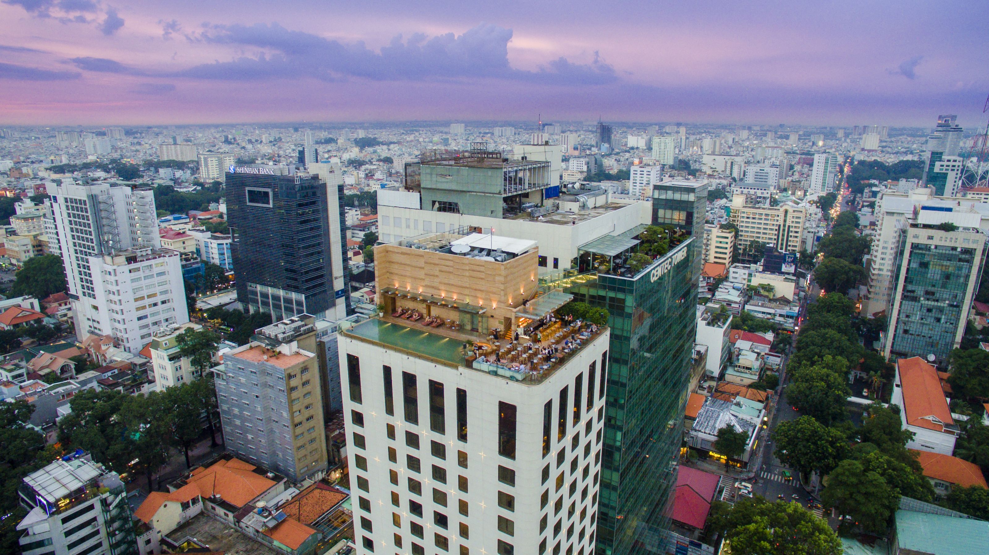 Xl Vietnam Saigon Hotel Des Arts Saigon Aerial Hotel