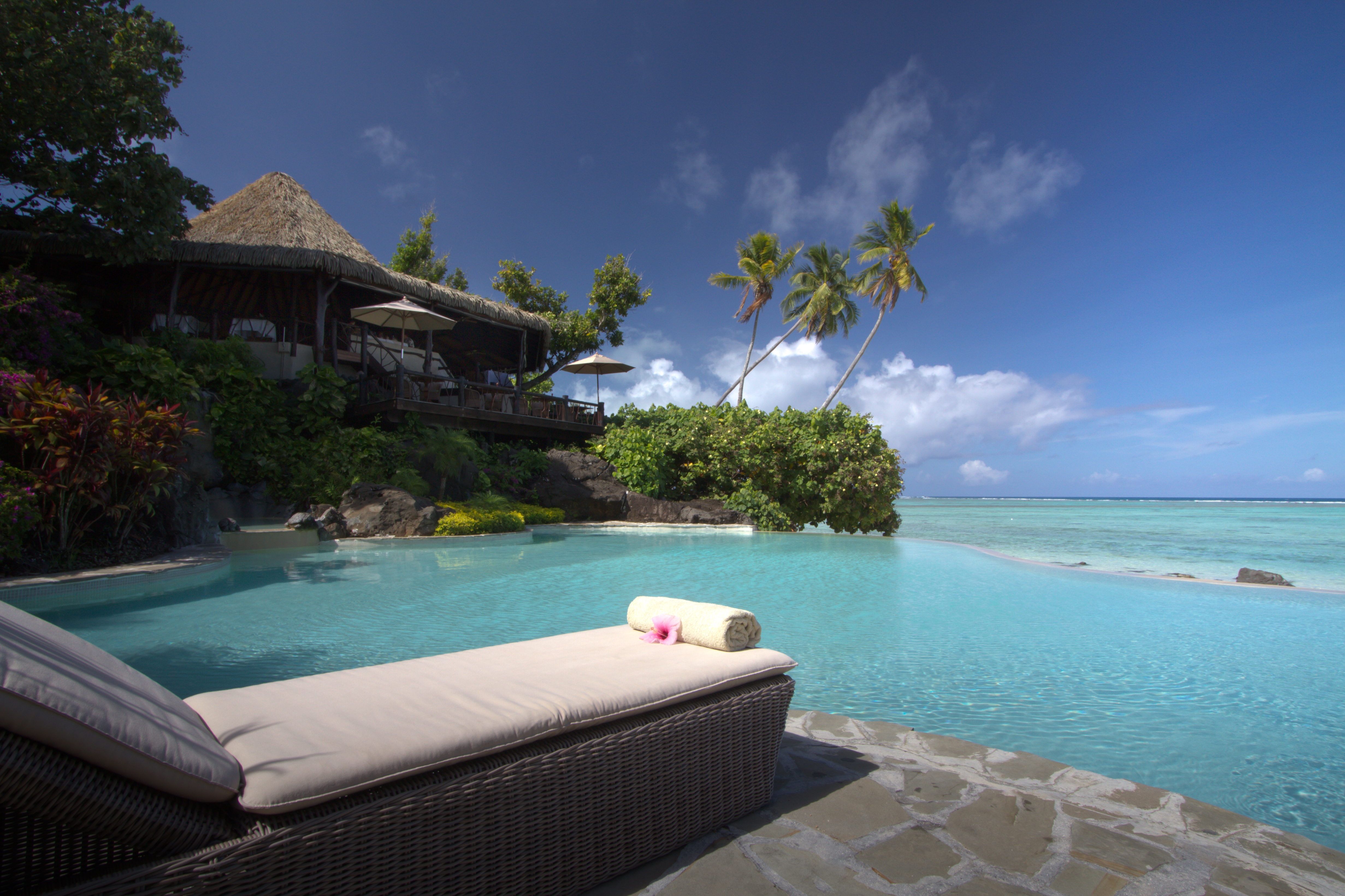 XL Pacific Resort Aitutaki Cook Islands Poolside