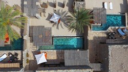 Xl Oman Zighy Bay Six Senses Pool Villa Suite Beach Front Aerial