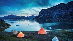 Xl Greenland Camp Kiattua Camp Evening Photo Stanislas Ny