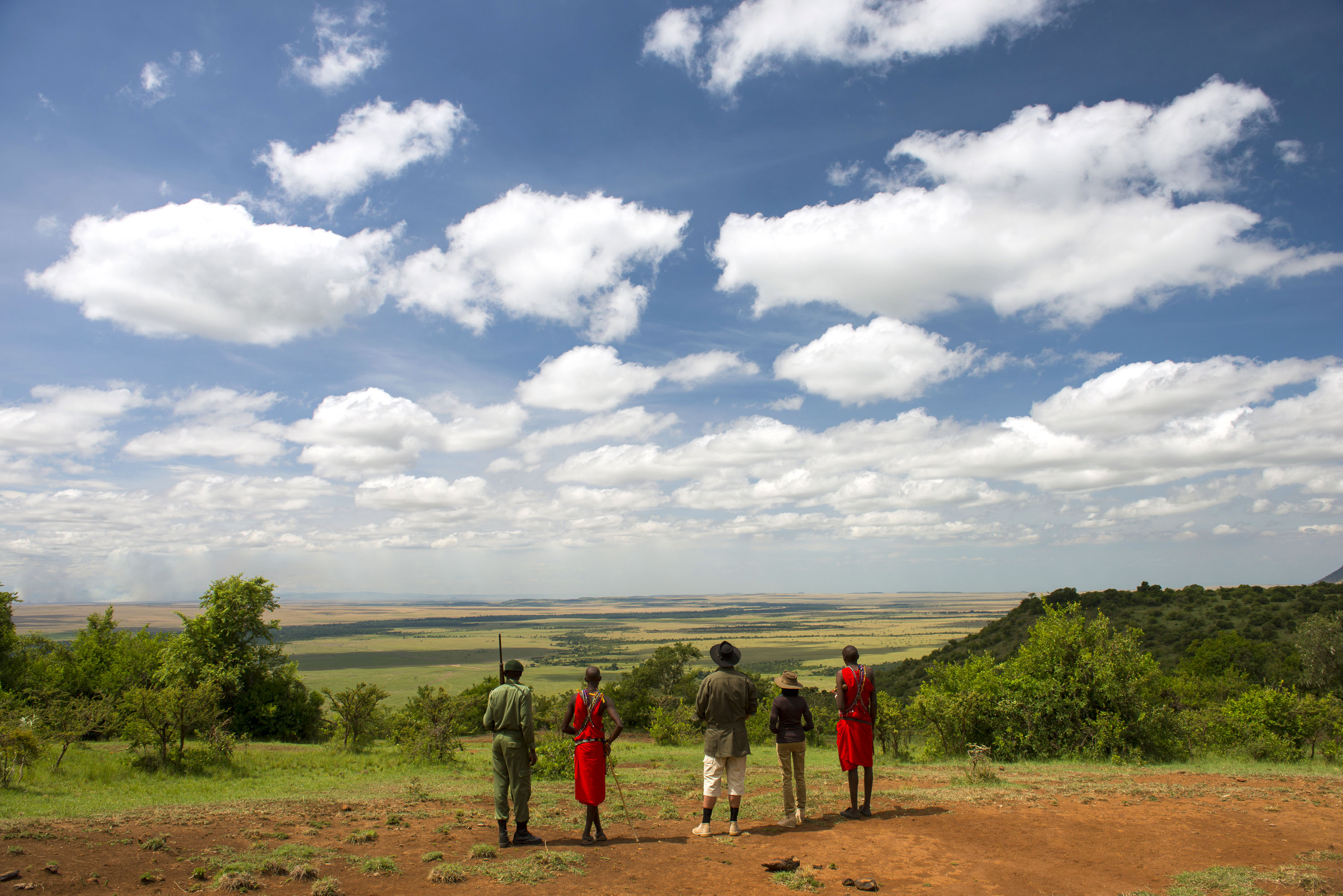 Xl Kenya Masai Mara Kilima Camp Bush Walk View