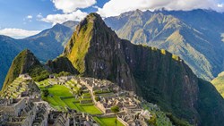 XL Peru Machu Picchu View Blue Skies