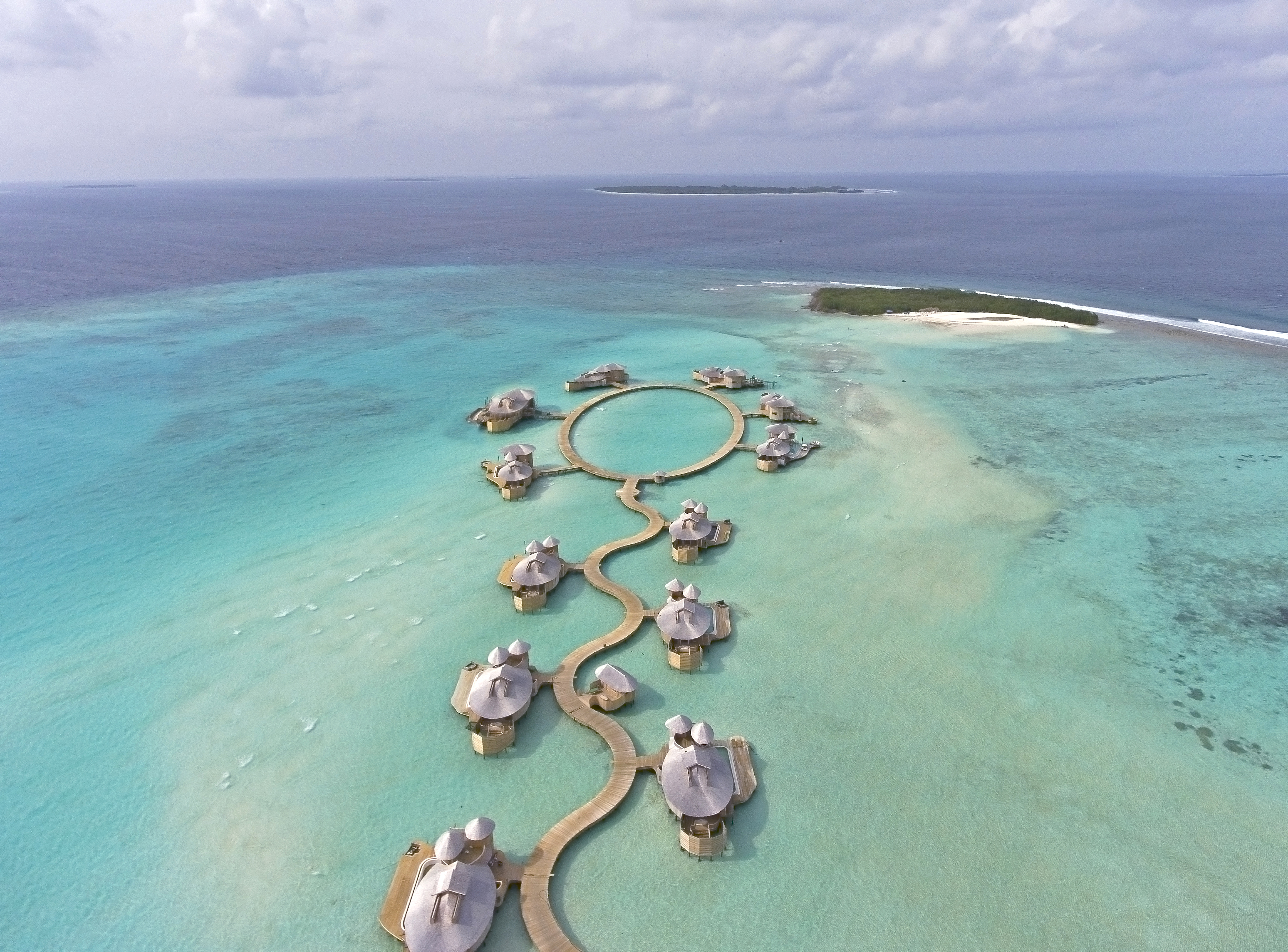 Xl Maldives Soneva Jani Resort Villas Aerial View