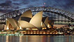 XL Australia New South Wales Sydney Opera House Harbour Bridge Night