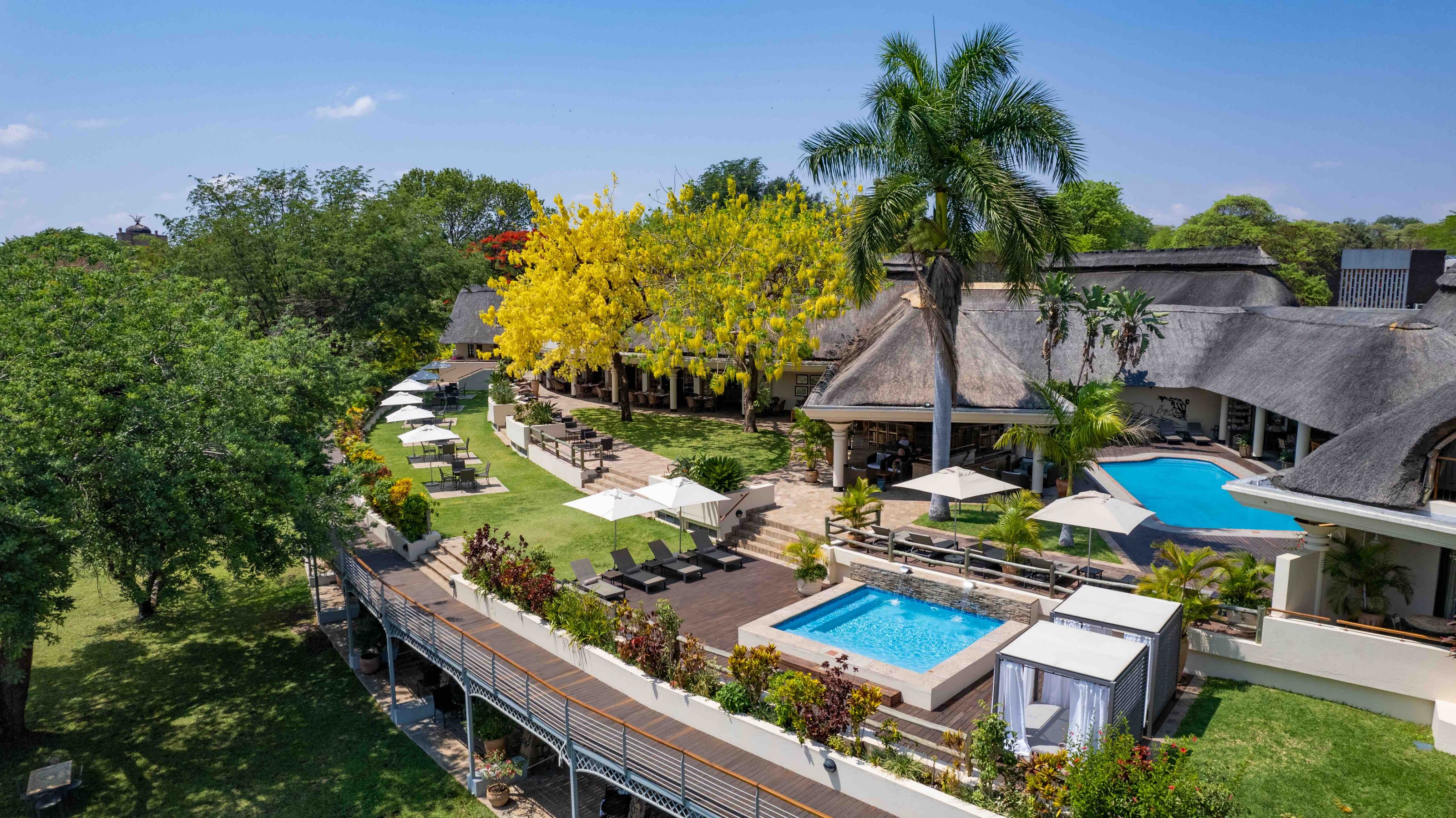XL Zimbabwe Ilala Lodge Hotel Aerial1