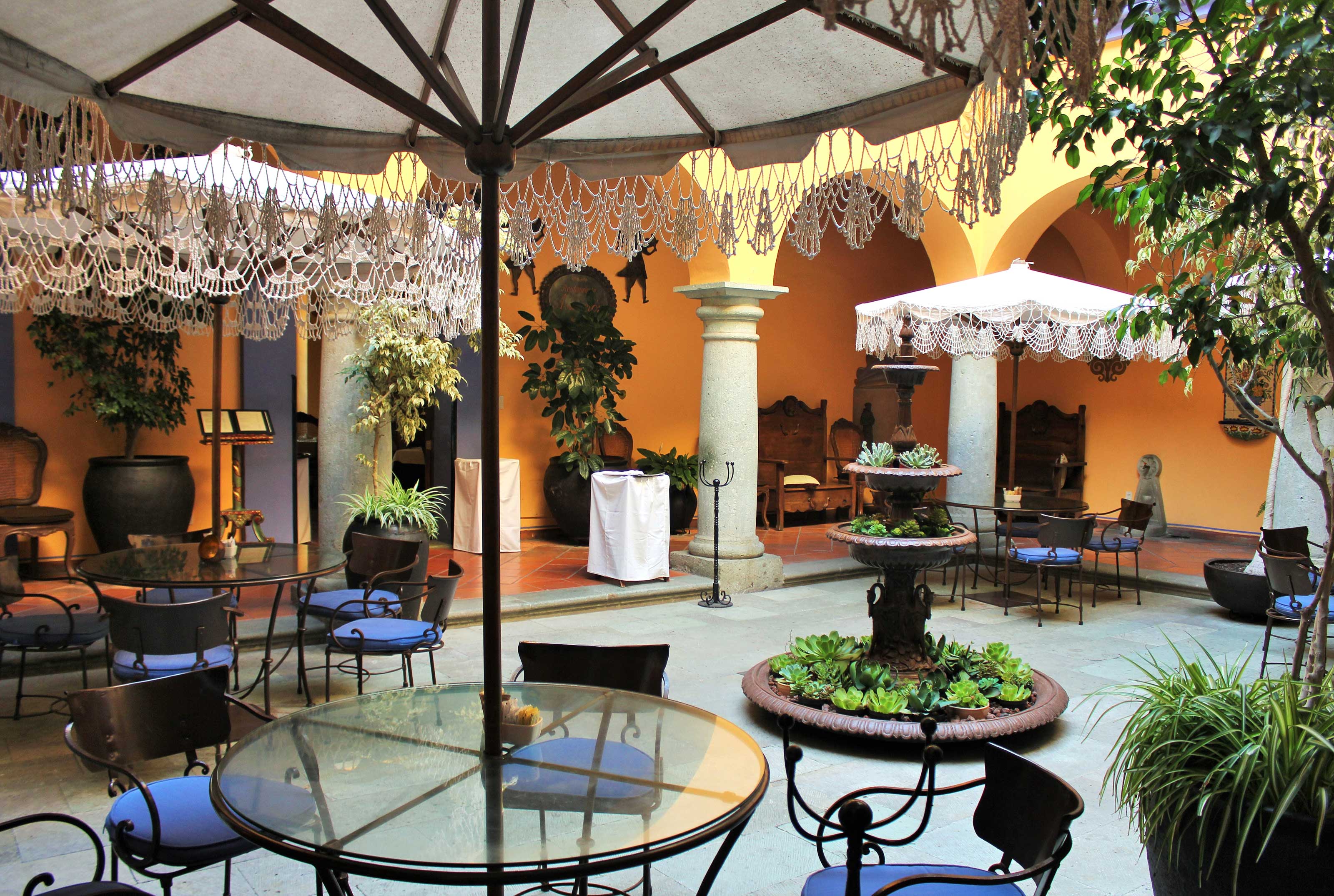 Xl Mexico Oaxaca Hotel La Noria Centro Historico Inside Yard