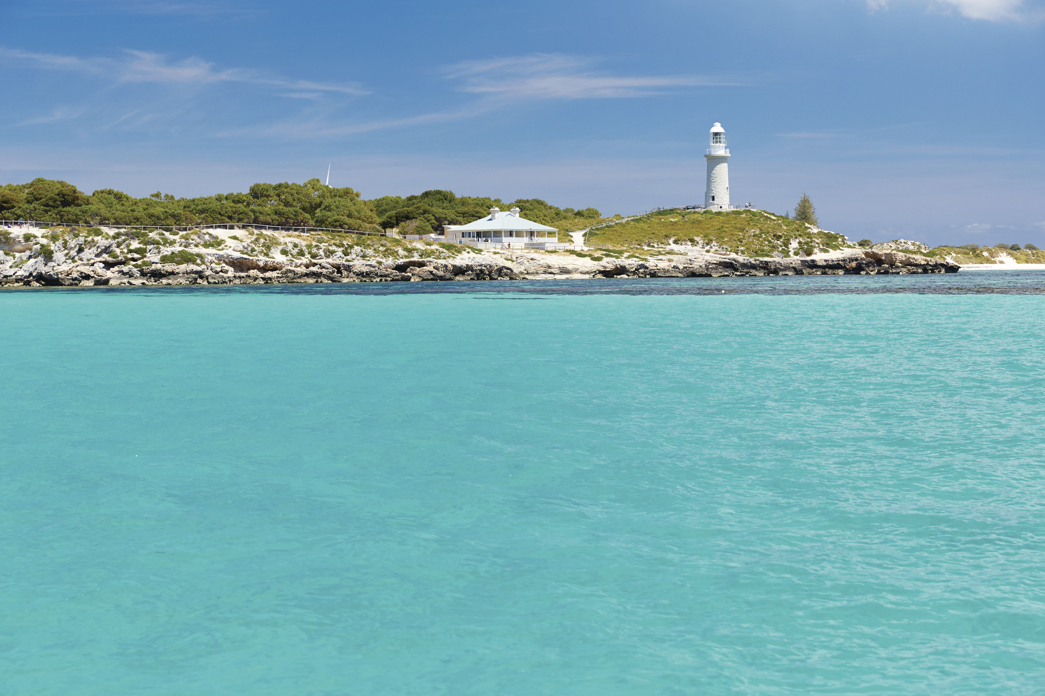 Xl Australia WA Rottnest Island Lighthouse Ocean
