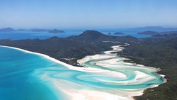 Xl Australia Queensland Whitsunday Whitehaven Beach Aerial View