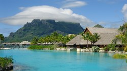 XL French Polynesia Four Seasons Bora Bora Ocean Nature View