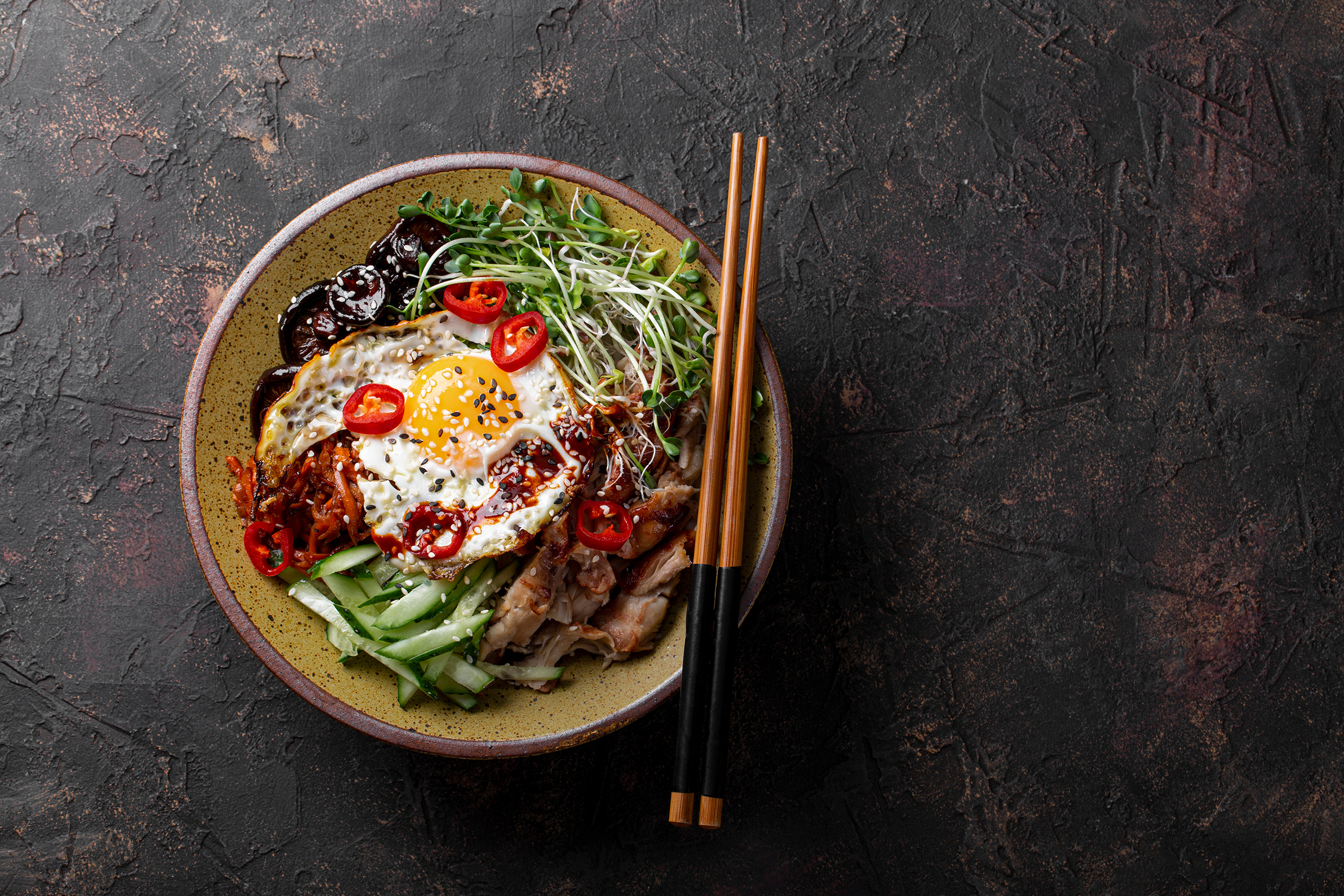 XL South Korea Bibimbap Food