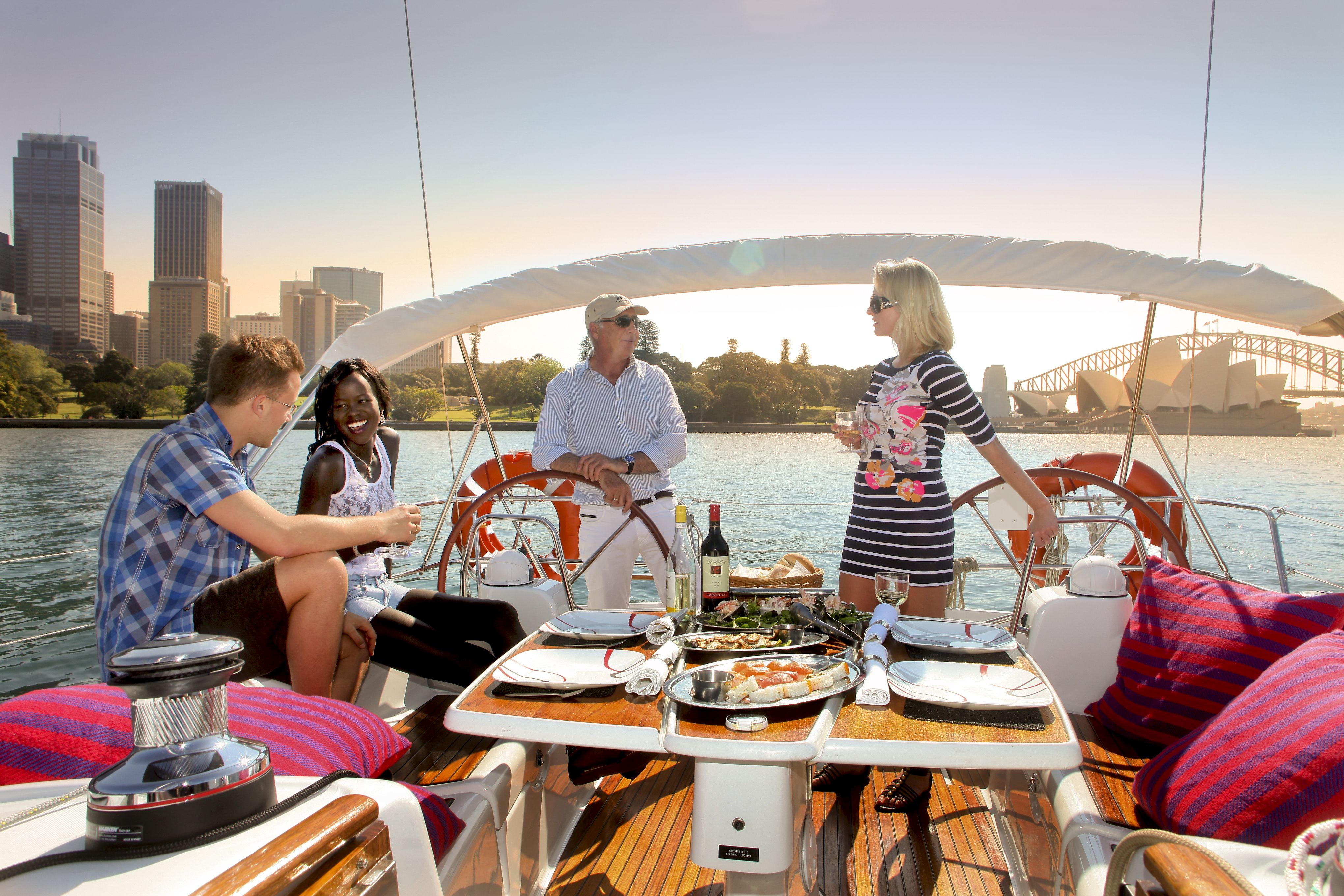 Xl Australia Sydney NSW Harbour Yacht Experience Food