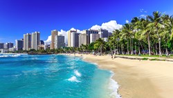 Xl Usa Hawaii Honolulu Waikiki Strand
