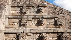 XL Mexico Teotihuacan Feathered Serpent Pyramid