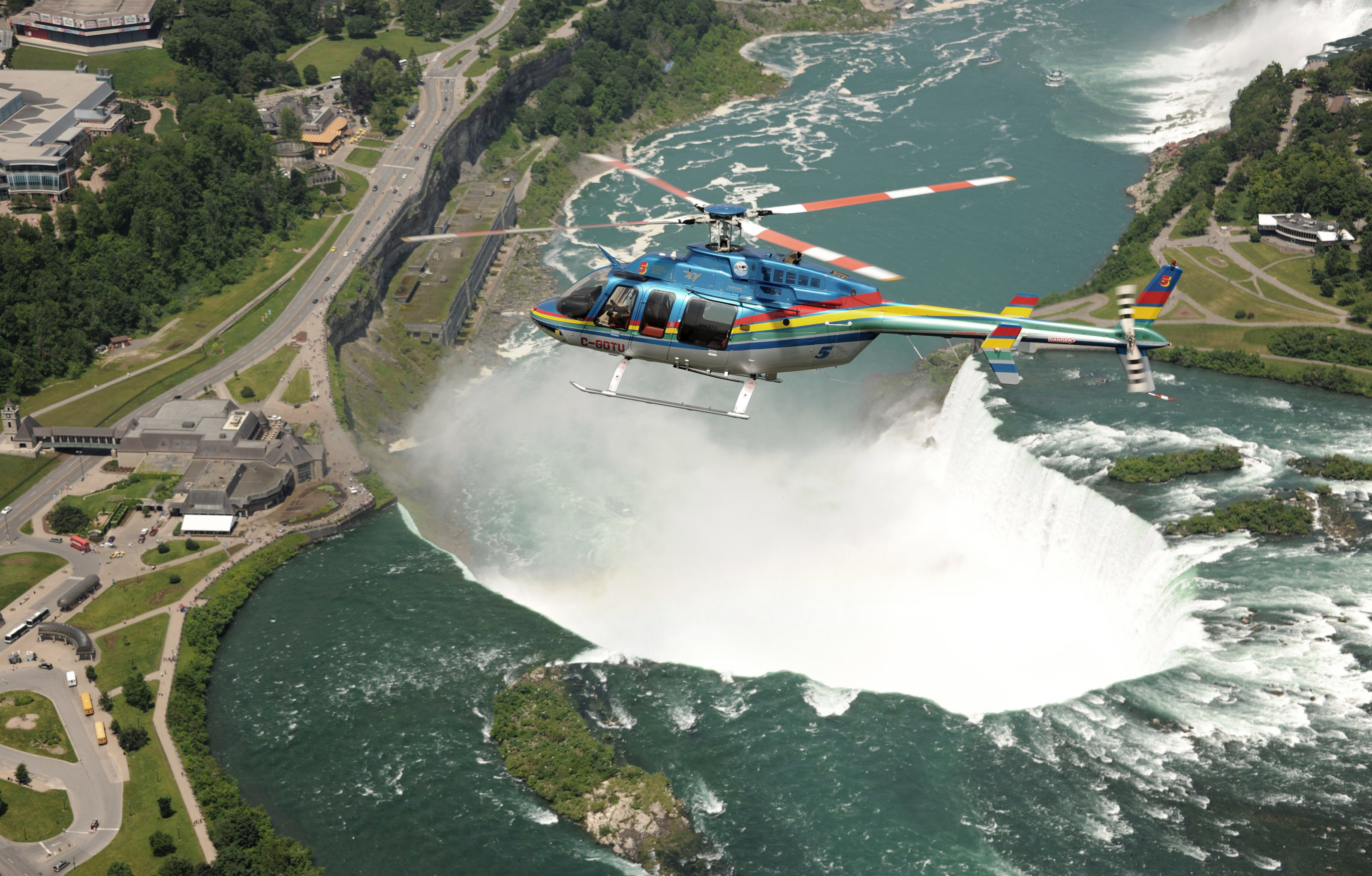Xl Canada Ontario Niagara Falls Helicopter Waterfall