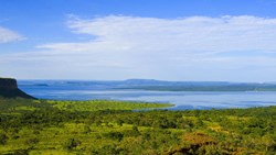 XL Brazil Manso Lake At Brazilian Savanna