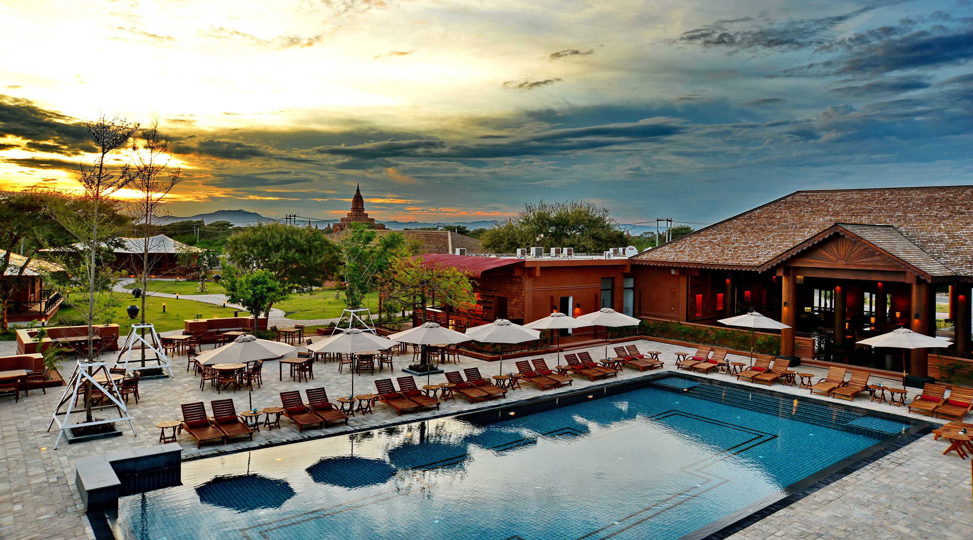 XL Burma Bagan Lodge Exterior Pool