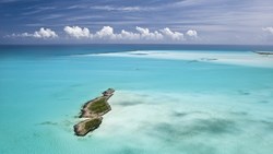 XL Caribbean Bahamas Exumas Island Aerial View