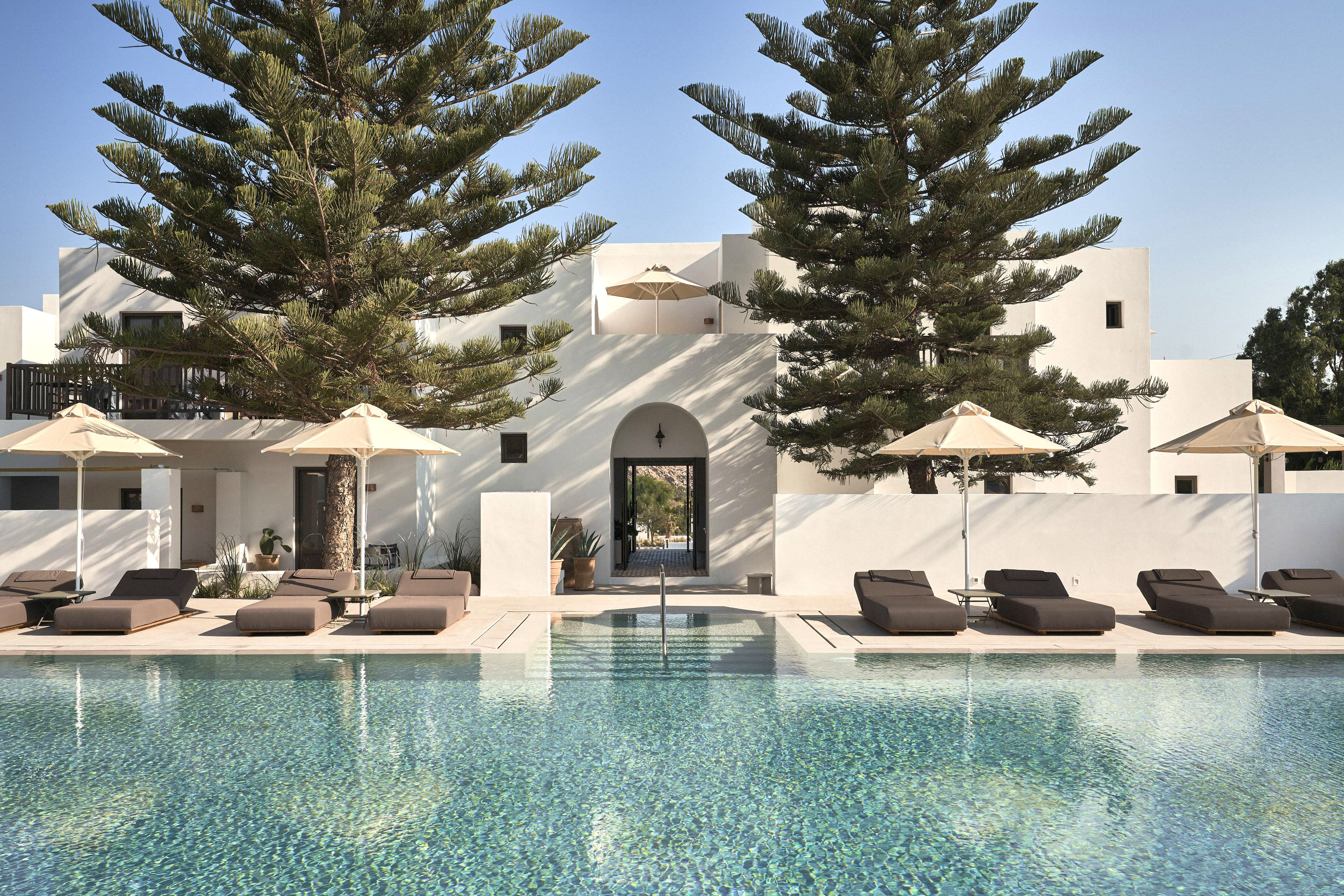 Xl Greece Paros Parilio Pool Facade