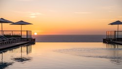 Xl Spain Jumeirah Port Soller Hotel Spa Mallorca Infinity Pool Sunset