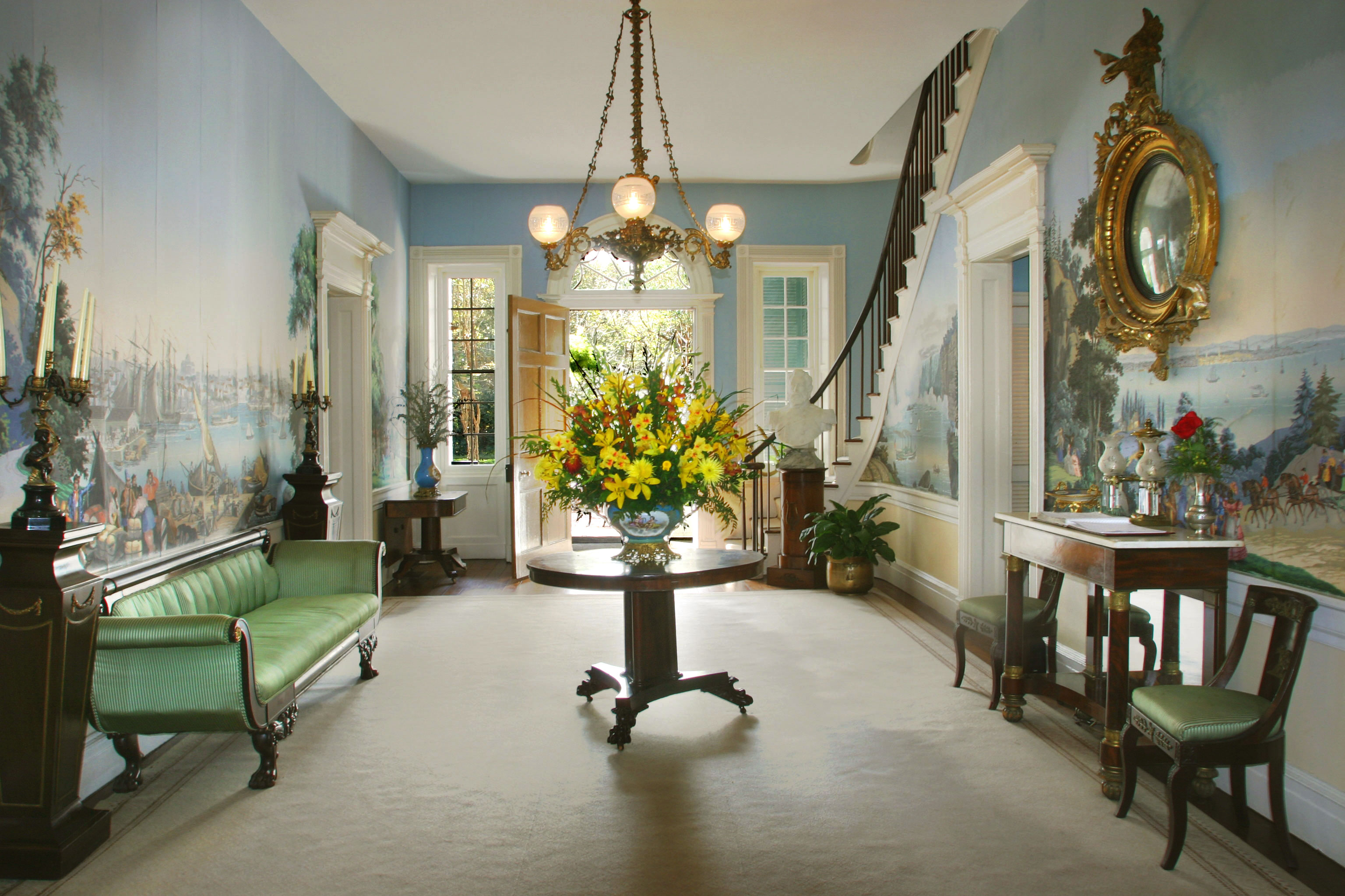 XL USA MS Natchez Monmouth Historic Inn Main Hall