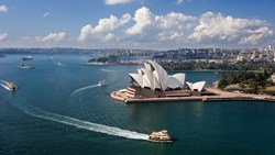 XL Australia New South Wales Sydney Opera House View Aerial City Boats
