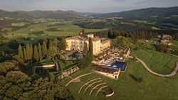 Xl Italy Tuscany Belmond Castello Di Casole Exterior Aerial View Of The Hotel